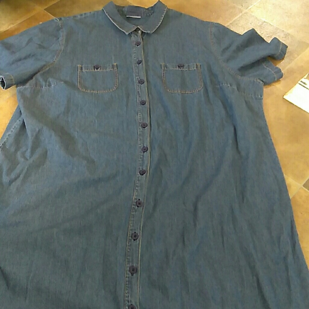 Liz & Me Denim Long Length Dress